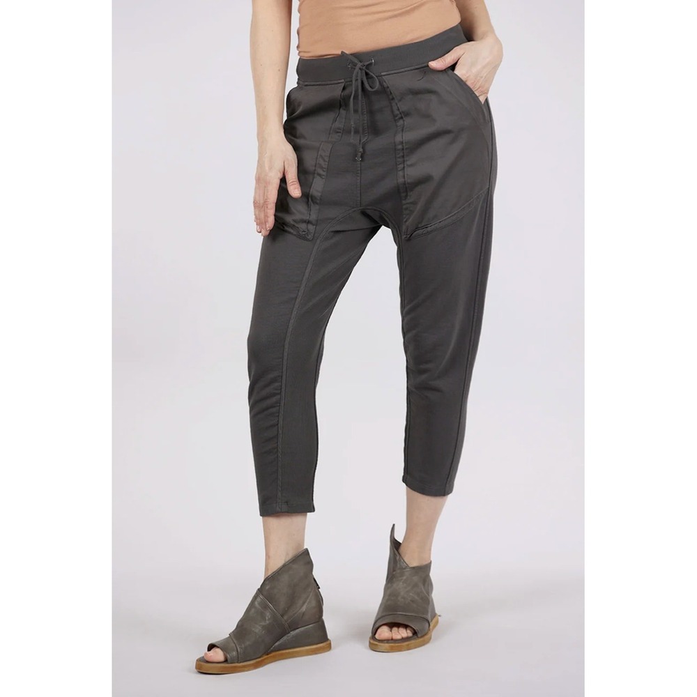 Prairie Underground The Scrounge Pant in Graphite Gray Harem Cropped Pant